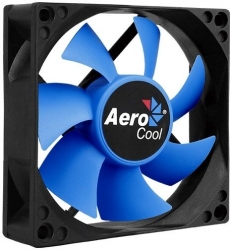 Вентилятор Aerocool Motion 8 Plus 80x80x25mm 3-pin 4-pin (Molex)27dB 90gr Ret