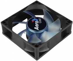 Вентилятор Aerocool Motion 8 Blue-3P 80x80x25mm 3-pin 27dB 90gr LED Ret