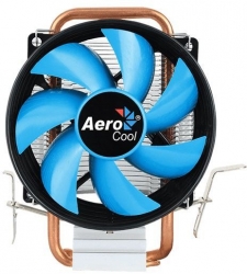 Устройство охлаждения(кулер) Aerocool Verkho 1-3P Soc-FM2+/AM2+/AM3+/AM4/1150/1151/1155/ 3-pin 29dB Al+Cu 100W 280gr Ret