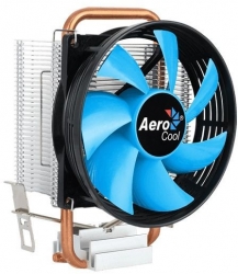 Устройство охлаждения(кулер) Aerocool Verkho 1-3P Soc-FM2+/AM2+/AM3+/AM4/1150/1151/1155/ 3-pin 29dB Al+Cu 100W 280gr Ret