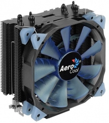 Устройство охлаждения(кулер) Aerocool Verkho 4 Dark Soc-FM2+/AM2+/AM3+/AM4/1150/1151/1155/2011/ 4-pin 18-26dB Al+Cu 140W 678gr Ret