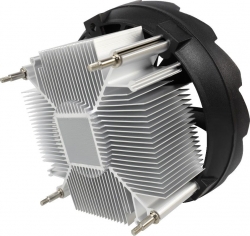 Устройство охлаждения(кулер) Aerocool BAS Soc-1150/1151/1155/ 3-pin 27dB Al 100W 422gr Ret