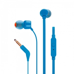 Гарнитура вкладыши JBL T110 BLU синий (JBLT110BLU)