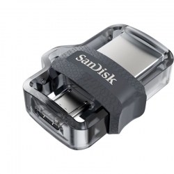 Флеш Диск Sandisk 128Gb Ultra Dual Drive SDDD3-128G-G46 USB3.0 черный