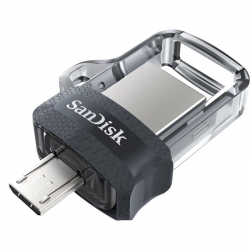 Флеш Диск Sandisk 128Gb Ultra Dual Drive SDDD3-128G-G46 USB3.0 черный