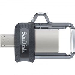 Флеш Диск Sandisk 128Gb Ultra Dual Drive SDDD3-128G-G46 USB3.0 черный