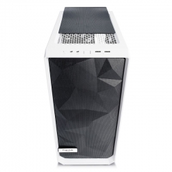 Корпус Fractal Design Meshify C TG белый без БП ATX 5x120mm 4x140mm 2xUSB3.0 audio bott PSU