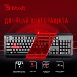 Клавиатура A4 Bloody Q100 черный