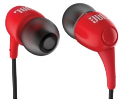 Наушники вкладыши JBL T100 красный