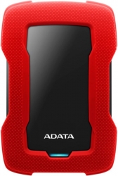 Жесткий диск A-Data USB 3.0 1Tb AHD330-1TU31-CRD HD330 DashDrive Durable 2.5 красный