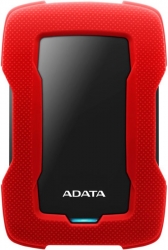 Жесткий диск A-Data USB 3.0 2Tb AHD330-2TU31-CRD HD330 красный