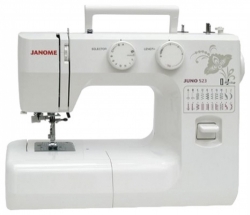Швейная машина Janome Juno 523 белый/цветы
