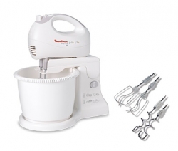 Миксер ручной Moulinex HM412131 белый/серый