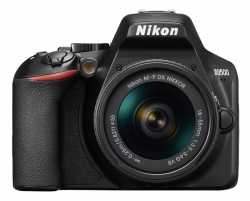 Зеркальный Фотоаппарат Nikon D3500 черный 24.2Mpix 18-55mm f/3.5-5.6 VR AF-P 3 1080p Full HD SDXC Li-ion (с объективом)