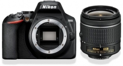Зеркальный Фотоаппарат Nikon D3500 черный 24.2Mpix 18-55mm non VR AF-P 3 1080p Full HD SDXC Li-ion (с объективом)