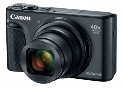Фотоаппарат Canon PowerShot SX740HS черный 21.1Mpix Zoom40x 3 4K SDXC/SD/SDHC CMOS 1x2.3 IS opt 1minF turLCD 10fr/s 30fr/s HDMI/WiFi/NB-13L