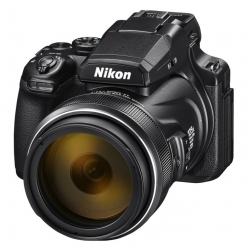Фотоаппарат Nikon CoolPix P1000 черный 16Mpix Zoom125x 3.2 4K SDXC CMOS 1x2.3 IS opt 1minF turLCD VF 7fr/s RAW 30fr/s HDMI/WiFi/GPS/EN-EL23