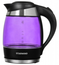 Чайник электрический Starwind SKG2217 фиолетовый/черный