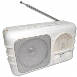 Радиоприемник портативный Сигнал Luxele РП-111 белый