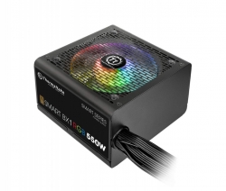 Блок питания Thermaltake АТХ12V v2.3/EPSv2.92 550W Smart BX1 RGB 80+ bronze (24+4+4pin) APFC 120mm fan color LED 6xSATA RTL