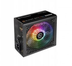 Блок питания Thermaltake АТХ12V v2.3/EPSv2.92 550W Smart BX1 RGB 80+ bronze (24+4+4pin) APFC 120mm fan color LED 6xSATA RTL