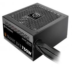 Блок питания Thermaltake АТХ12V v2.3/EPSv2.92 750W Smart BX1 RGB 80+ bronze (24+4+4pin) APFC 120mm fan color LED 8xSATA RTL