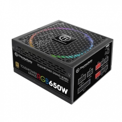 Блок питания Thermaltake Toughpower Grand RGB Sync 650W 80+ gold (24+4+4pin) APFC 140mm fan color LED 9xSATA Cab Manag RTL