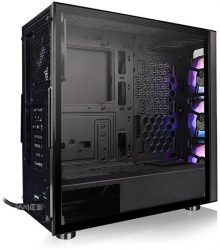 Корпус Thermaltake Level 20 MT ARGB черный без БП mATX 1x200mm 2xUSB2.0 2xUSB3.0 audio bott PSU