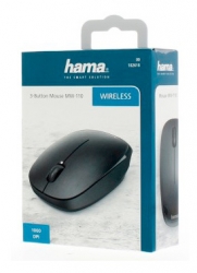 Мышь Hama MW-110 черный беспроводная