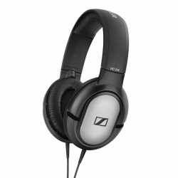 Наушники мониторы Sennheiser HD 206 3м черный/серебристый проводные (оголовье)