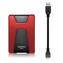 Жесткий диск A-Data USB 3.0 1Tb AHD650-1TU31-CRD HD650 DashDrive Durable 2.5 красный