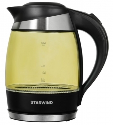Чайник электрический Starwind SKG2215 желтый/черный