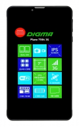 Планшет Digma Plane 7594 3G SC7731E (1.3) 4C/RAM2Gb/ROM16Gb 7 IPS 1024x600/3G/Android 9.0/черный/2Mpix/0.3Mpix/BT/GPS/WiFi/Touch/microSD 64Gb/minUSB/2