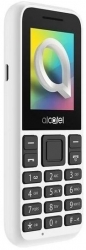Мобильный телефон Alcatel 1066D белый моноблок 2Sim 1.8 128x160 Thread-X 0.08Mpix GSM900/1800 GSM1900 MP3 FM microSD max32Gb