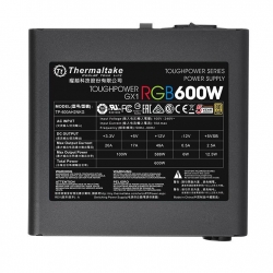 Блок питания Thermaltake GX1 RGB 600W 80+ gold (24+4+4pin) APFC 120mm fan color LED 6xSATA RTL