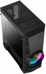 Корпус Aerocool Aero Engine RGB-G-BK-v2 черный без БП ATX 3x120mm 2xUSB2.0 1xUSB3.0 audio bott PSU