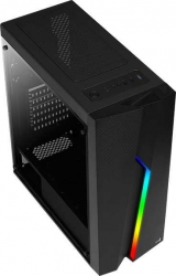 Корпус Aerocool Bolt A-BK-v1 черный без БП ATX 1x120mm 2xUSB2.0 1xUSB3.0 audio bott PSU