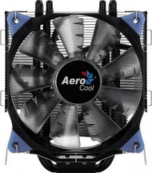 Устройство охлаждения(кулер) Aerocool Verkho 5 DARK Soc-FM2+/AM2+/AM3+/AM4/1150/1151/1155/2011/ 4-pin 15-27dB Al+Cu 150W 741gr LED Ret
