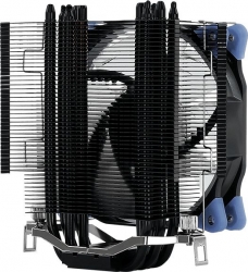 Устройство охлаждения(кулер) Aerocool Verkho 5 DARK Soc-FM2+/AM2+/AM3+/AM4/1150/1151/1155/2011/ 4-pin 15-27dB Al+Cu 150W 741gr LED Ret
