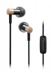 Наушники вкладыши Pioneer SE-CH3T-G черный/золотистый