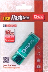 Флеш Диск Dato 64Gb DB8002U3G-64G USB3.0 зеленый