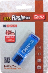 Флеш Диск Dato 64Gb DB8002U3B-64G USB3.0 синий