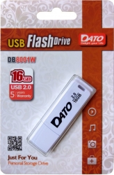 Флеш Диск Dato 16Gb DB8001W-16G USB2.0 белый