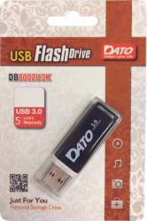 Флеш Диск Dato 64Gb DB8002U3K-64G USB3.0 черный