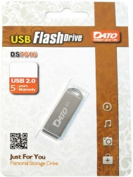 Флеш Диск Dato 32Gb DS7016-32G USB2.0 серебристый