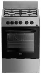 Плита Комбинированная Beko FFSS52010GS серебристый