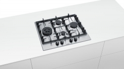 Газовая варочная поверхность Bosch PCI6A5B90R нержавеющая сталь