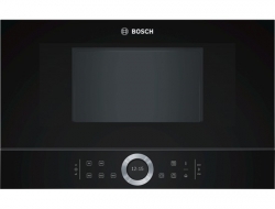 Микроволновая печь Bosch BFL634GB1 черный (встраиваемая)