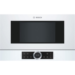 Микроволновая печь Bosch BFL634GW1 белый (встраиваемая)