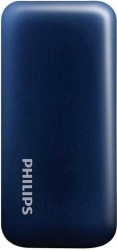Мобильный телефон Philips E255 Xenium 32Mb синий раскладной 2Sim 2.4 240x320 0.3Mpix GSM900/1800 GSM1900 MP3 FM microSD max32Gb